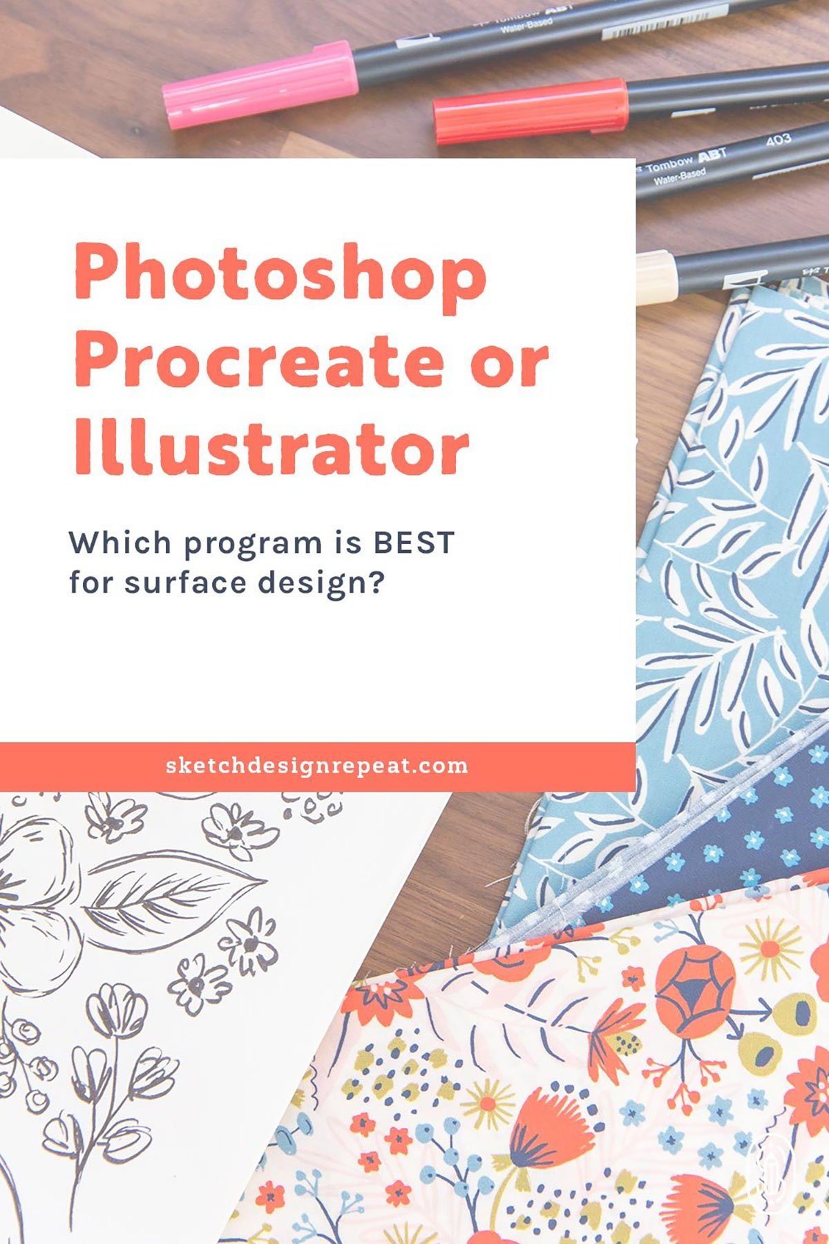 Photoshop vs Illustrator: Which is Better for Surface Design? - Sketch ...