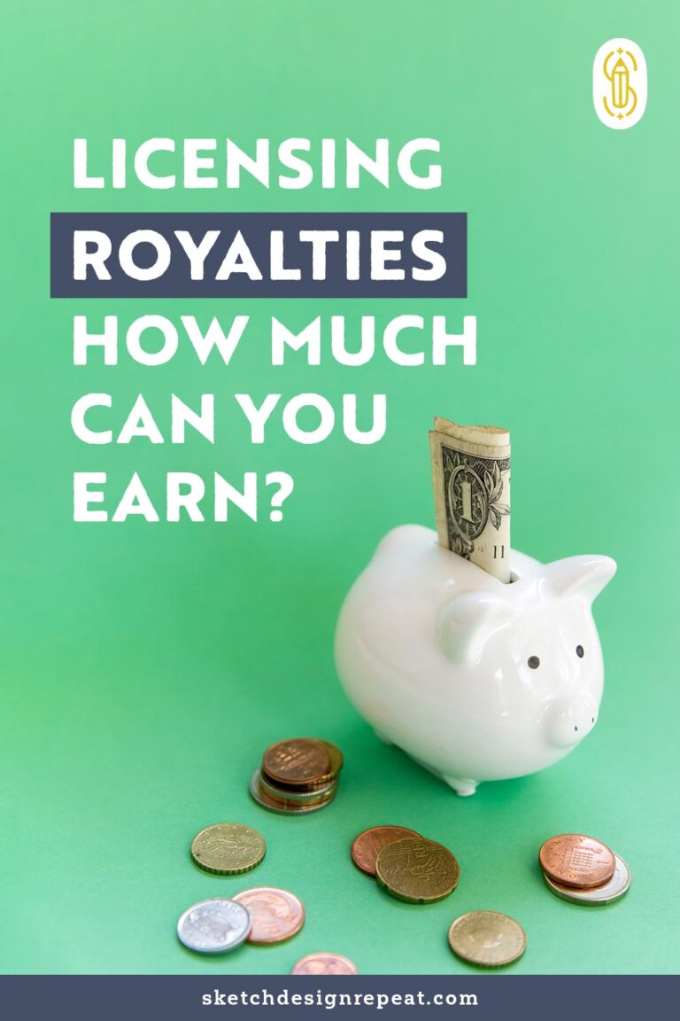 Art Licensing Royalties How to Know You'll Earn Enough Sketch Design