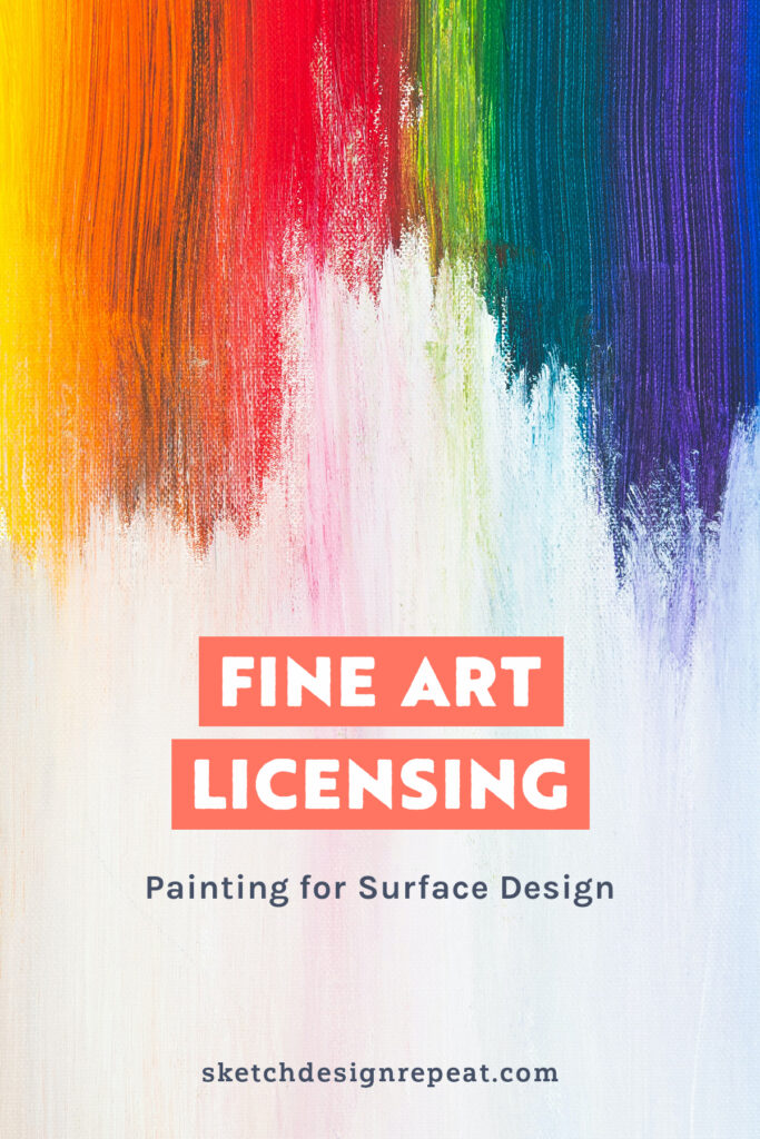 Fine Art Licensing: Painting for Surface Design | Sketch Design Repeat