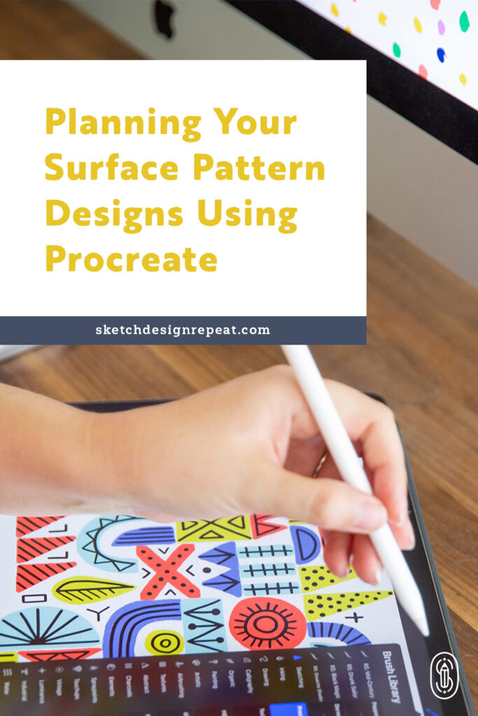 Planning Your Surface Pattern Designs Using Procreate | Sketch Design Repeat