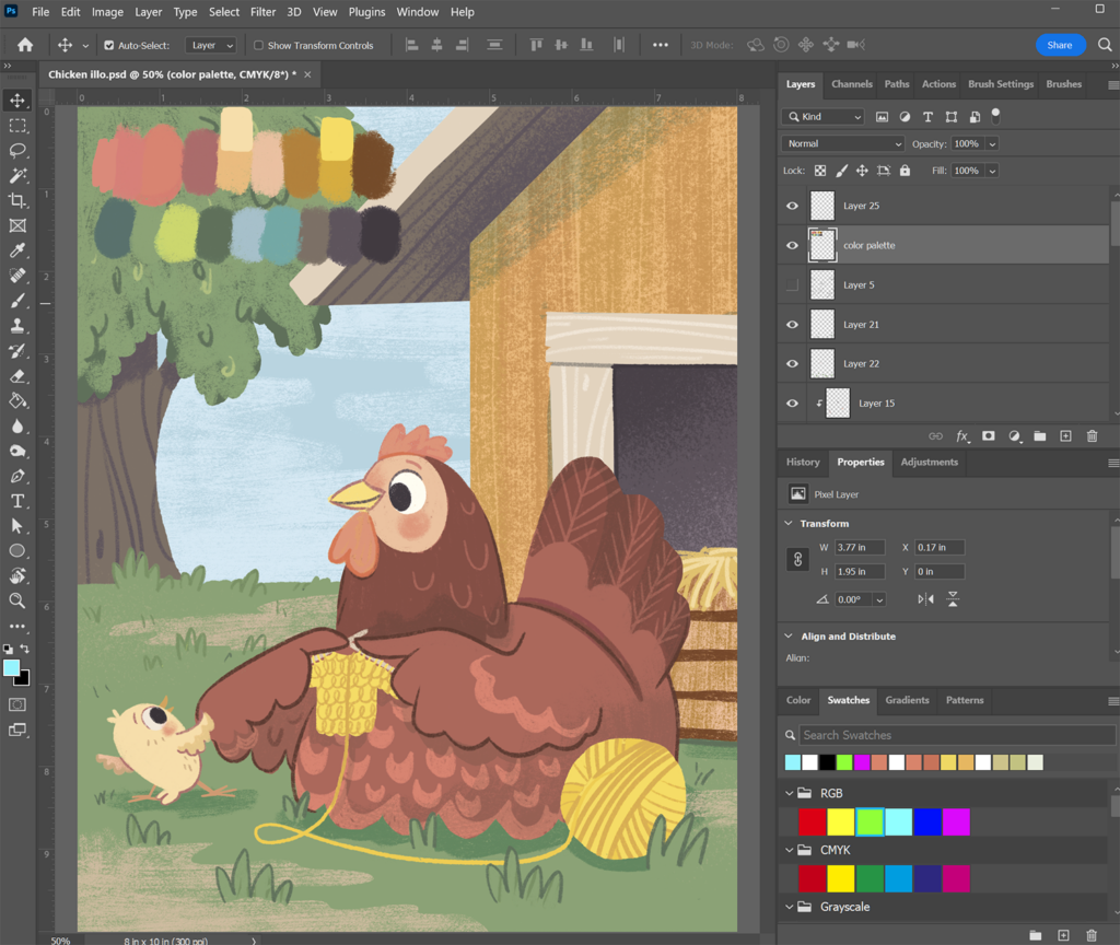 Surface design by Mirka Hokkanen | The Pros & Cons of Procreate as a Children's Illustrator | Sketch Design Repeat