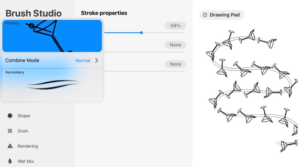 Procreate art by surface designer Claire van Kuijck | Brushes in Procreate: Streamline Your Surface Design Process | Sketch Design Repeat